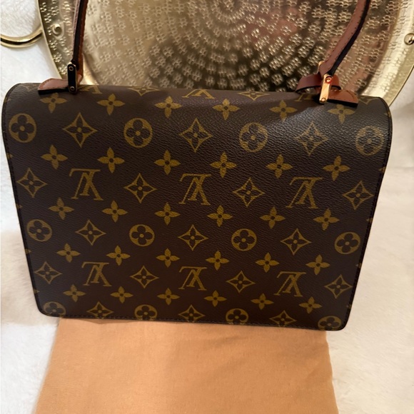 Louis Vuitton Brown Satchel Monogram Bag. Vintage and gorgeous!! - Picture 8 of 14